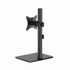 Monitorio stovas GEMBIRD MS-D1ST-03 pilno judesio 17–32 colių ekranams, plieninis, juodas, VESA 75x75–100x100, 9 kg