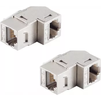 RJ45 jungtis ShiverPeaks BS08-10004-2 CAT 6A kampuota STP, 2 vnt.