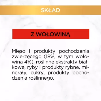 PURINA Gourmet Gold Succulent Delights Jautiena - šlapias kačių ėdalas - 85g