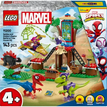 LEGO MARVEL 11200 Spidey ir Gobio Raptorių mūšis Medžio Namų Štabo rinkinys