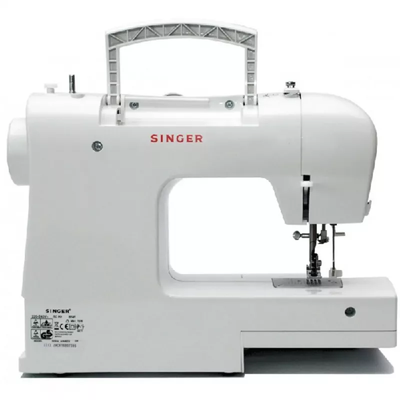 Siuvimo mašina SINGER Tradition 2273 – pusiau automatinė, 23 siūlės, 4 žingsnių saga, laisva rankovė, balta