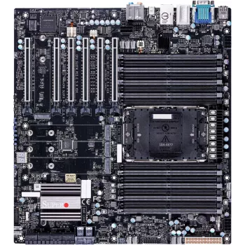 Pagrindinė plokštė Supermicro X13SWA-TF, E-ATX, LGA4677 Socket-E, W790 mikroschemų rinkinys, USB 3.2 Gen 1, USB-C 3.2 Gen 2x2, USB 3.1 Gen 2, USB 3.2 Gen 2x2, 10 Gigabit LAN, Gigabit LAN, integruota grafika