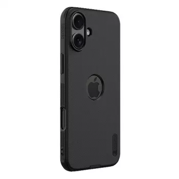 Apsauginis dėklas Nillkin iPhone 16 Plus Super Frosted Pro — juodas, kietas plonas lukštas