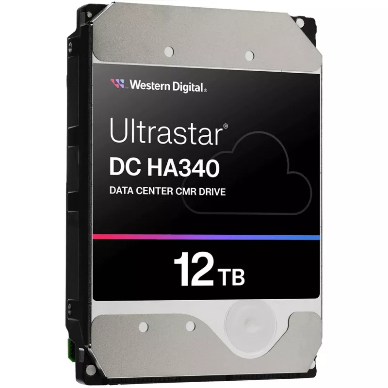 Kietasis diskas Western Digital 12 TB 3,5 colio Serial ATA Ultrastar DC HA340