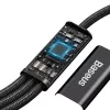 Baseus Rapid 3-in-1 USB laidas 1,5 m USB A / USB-C, Micro USB, Lightning juodas