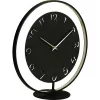 NeXtime Ting 5188zw stalinis laikrodis su šviesos funkcija, 41x40 cm, juodas