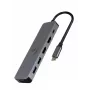 Gembird A-CM-COMBO3-03 USB Type-C 3-in-1 kelių prievadų adapteris (stotelė + HDMI + PD)