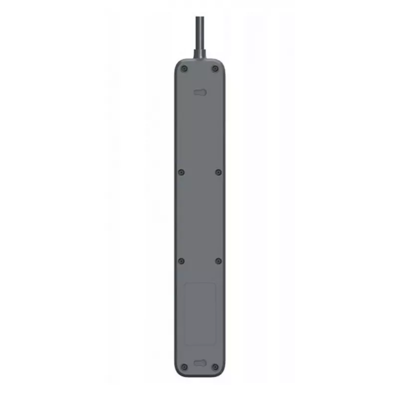 TRACER Power Line+ apsauginis ilgintuvas su USB 1,5 m (4 kištukiniai lizdai + 3x USB-A, 5V 2,4A)