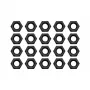 Montavimo rinkinys EK Water Blocks juodas 20 vnt