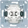 JUNG 507 U perjungimo modulis — metalo baltumo, AC 250 V, 10 A