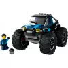 Konstruktorius LEGO City 60402 Mėlynas monstrų sunkvežimis su didelėmis padangomis, 148 dalių, 1 minifigūrėlė, nuo 5 metų