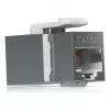 Keystone movoji jungtis Ubiquiti UACC-Keystone-Coupler-C6A plokščias nerūdijantis plienas RJ-45