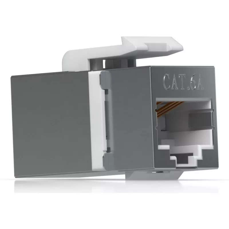 Keystone movoji jungtis Ubiquiti UACC-Keystone-Coupler-C6A plokščias nerūdijantis plienas RJ-45