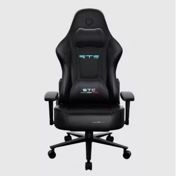 Žaidimų kėdė Onex RTC Embrace Hardcore Black – ergonomiškas dizainas, reguliuojamas aukštis ir atlošimas