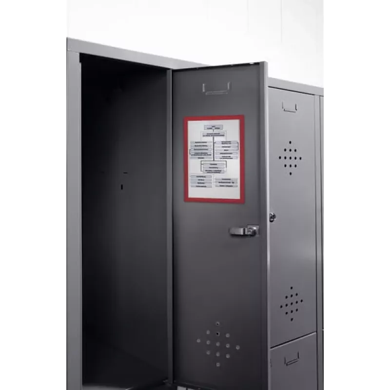 Magnetinis rėmelis Durable DURAFRAME A4 raudonas