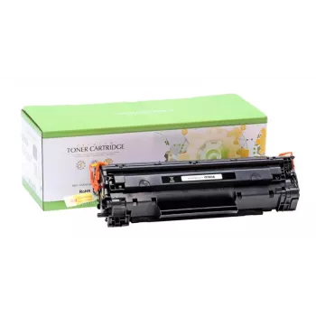 Suderinamas kasetė Static-Control Hewlett-Packard CF283A, juoda, 1500 psl.