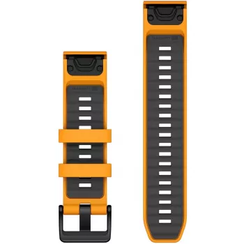 Garmin QuickFit dirželis, grafitas/oranžinis, tinka Approach S60 ir S62
