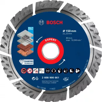 Bosch 2608900661 pjūklo diskas betonui ir akmeniui 150 mm 1 vnt.