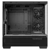 PC korpusas Midi Tower DeepCool CG380 3F – juodas, 235×437×451 mm, su 2x120 mm šoniniais ir 1x120 mm galiniu ventiliatoriumi, maitinimo šaltinis apačioje, 2,5 colio/3,5 colio kietieji diskai