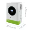 Hibridinis saulės inverteris nepriklausomam tinklui 6200W | 120A