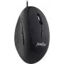 Perixx PERIMICE-519, maža ergonomiška pelė, dešiniarankiams, USB laidinė, juoda