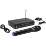 Belaidė mikrofonų sistema Omnitronic VHF-101 – VHF vieno kanalo imtuvas/siųstuvas 201,60 MHz