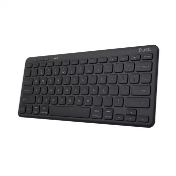 Trust Lyra universali belaidė klaviatūra RF + Bluetooth, QWERTY JAV anglų, juoda