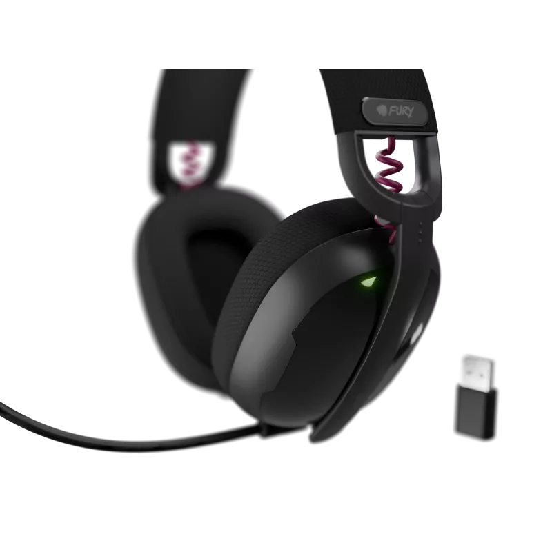 Genesis Fury Fukiya F6 belaidės ausinės žaidimams, Bluetooth, Over-Ear, mikrofonas, juodos