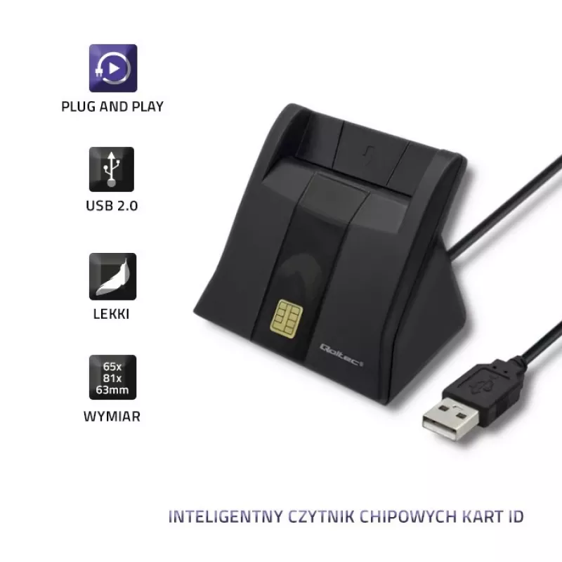 RFID skaitytuvas Qoltec 50643