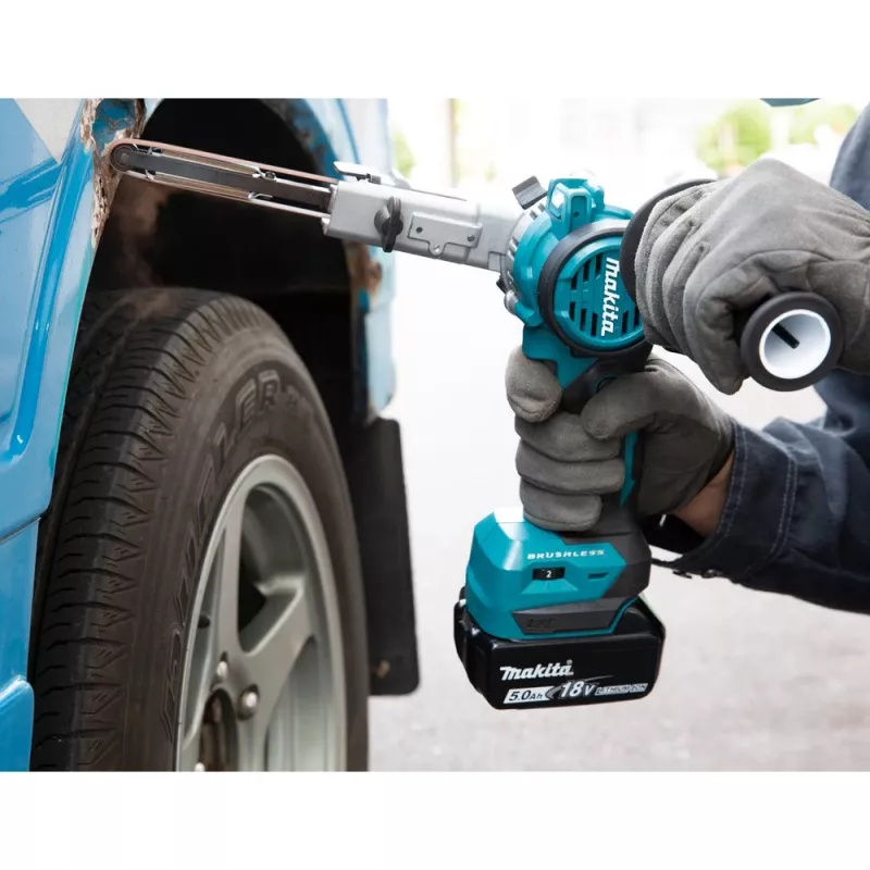 Makita DBS180Z belaidis detalinis šlifuoklis Juoda, Mėlyna