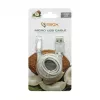 Sbox USB->Micro USB M/M 1,5m USB-10315W balta