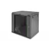 DIGITUS Dynamic Basic DN-19 16-U-EC-SW tinklo spinta – sieninė, 12U, 19 colių, juoda RAL 9005
