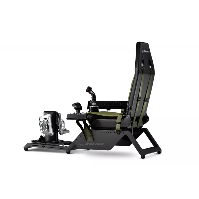 Next Level Racing Flight Simulator Boeing Military 396055 sėdynė – specializuota aviacinė kėdė su vairalazdės ir pedalų tvirtinimo vietomis
