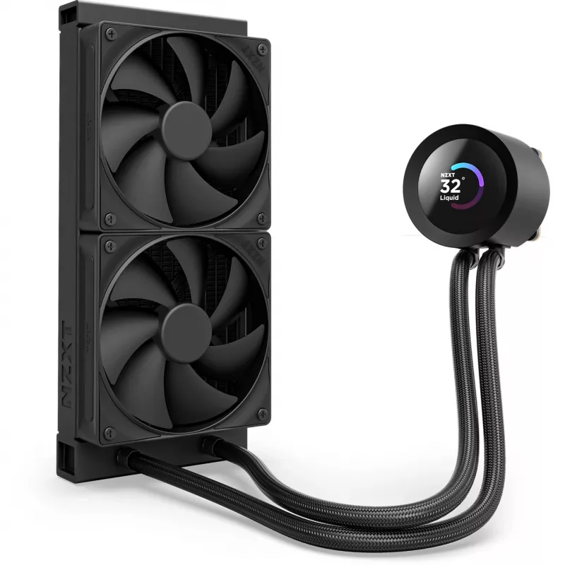 NZXT Kraken Plus 240 procesoriaus vandens aušintuvas 12 cm juodas