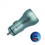 Automobilinis įkroviklis USB 3.0 + Type-C, 12-24V, 36W, QC3.0 + PD