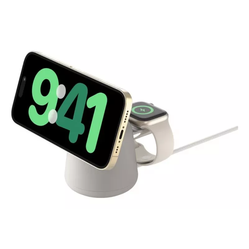Magnetinis Qi2 15W įkroviklis Belkin WIZ027VFH37, skirtas iPhone ir Apple Watch