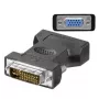 MicroConnect MONAJ lyties keitiklis DVI-I 24+5Pin į HD15 juodas