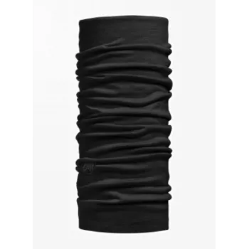 Kaklo gaiteris Buff 100637 Juoda Unisex Vilnonis Merino besiūlis 47g