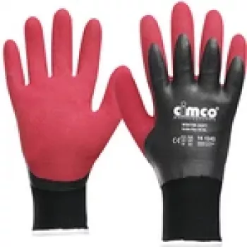 Pirštinės dirbtuvėms Cimco 141243 Juoda Raudona XXL 2 vnt.