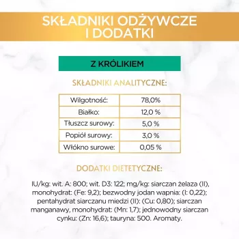 Šlapias kačių maistas Gourmet pâtė su triušiena 85 g