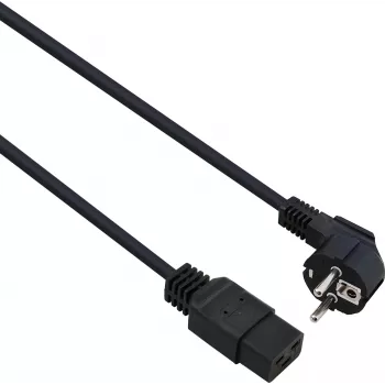 Maitinimo laidas Helos 262777 kampuotas CEE 7/7 į IEC 60320 C19 250V 10A 3m