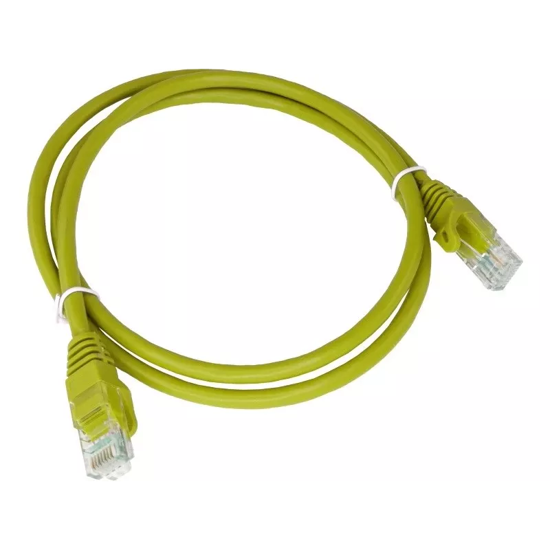 Alantec KKU5CZA1 tinklo kabelis geltonas 0,25 m Cat5e U/UTP