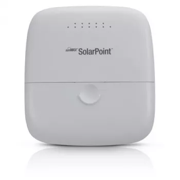 Ubiquiti Networks SunMAX SolarPoint WLAN maršrutizatorius, viena juosta (2,4 GHz), greitas Ethernet, baltas (SM-SP-40)