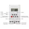DIN bėgelio elektroninis laikmatis QOLTEC PC0629 — 24V maitinimas, 16A išėjimas