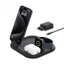 Belaidis greitasis įkroviklis ausinėms Belkin BoostCharge, USB Type-C, juodas