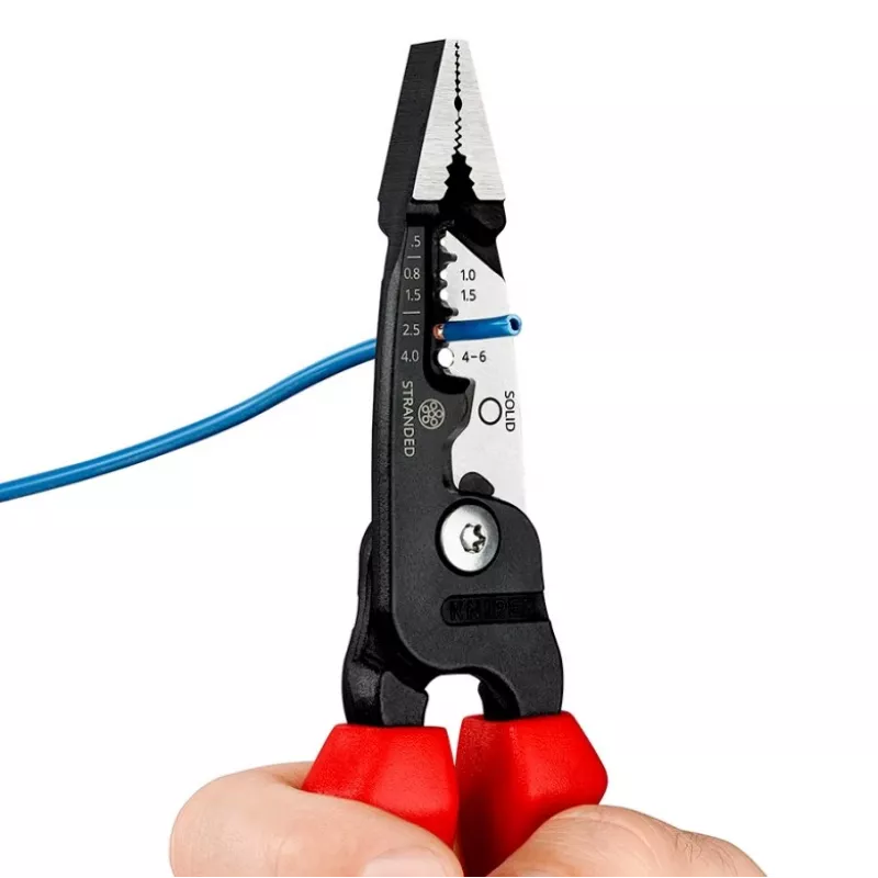 Knipex 13 72 200 ME vielos nuėmiklis Juoda, Mėlyna, Raudona, Nerūdijantis plienas
