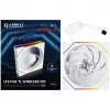 Lian Li UNI FAN TL Wireless 12RTL1W1W kompiuterio korpuso ventiliatorius, ARGB, PWM, Reverse Blade, 120 mm, baltas
