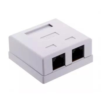 Alantec GN011 jungiamoji dėžutė tinklui Cat6 Balta