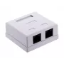 Alantec GN011 jungiamoji dėžutė tinklui Cat6 Balta