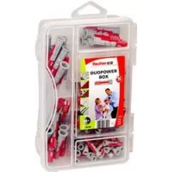 Fischer DUOPOWER-Box mini sieninis kaištis 553109 85 vnt.